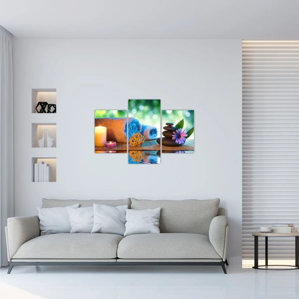 Tablou - Relaxare masaj pictura (90x60 cm)