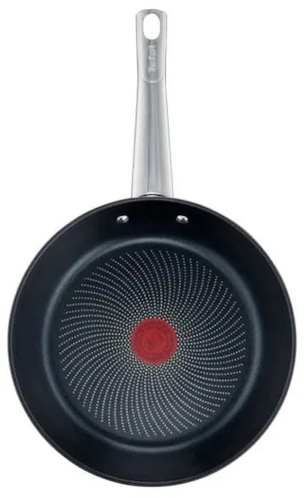 Tigaie Tefal B9220204 FP20 Lyon, 20 cm, Thermo-signal, Inductie, Argintiu