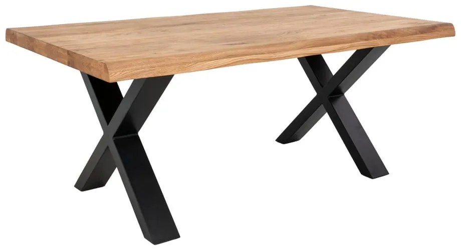 Masă de cafea cu blat din lemn masiv de stejar House Nordic Toulon, 120 x 70 cm