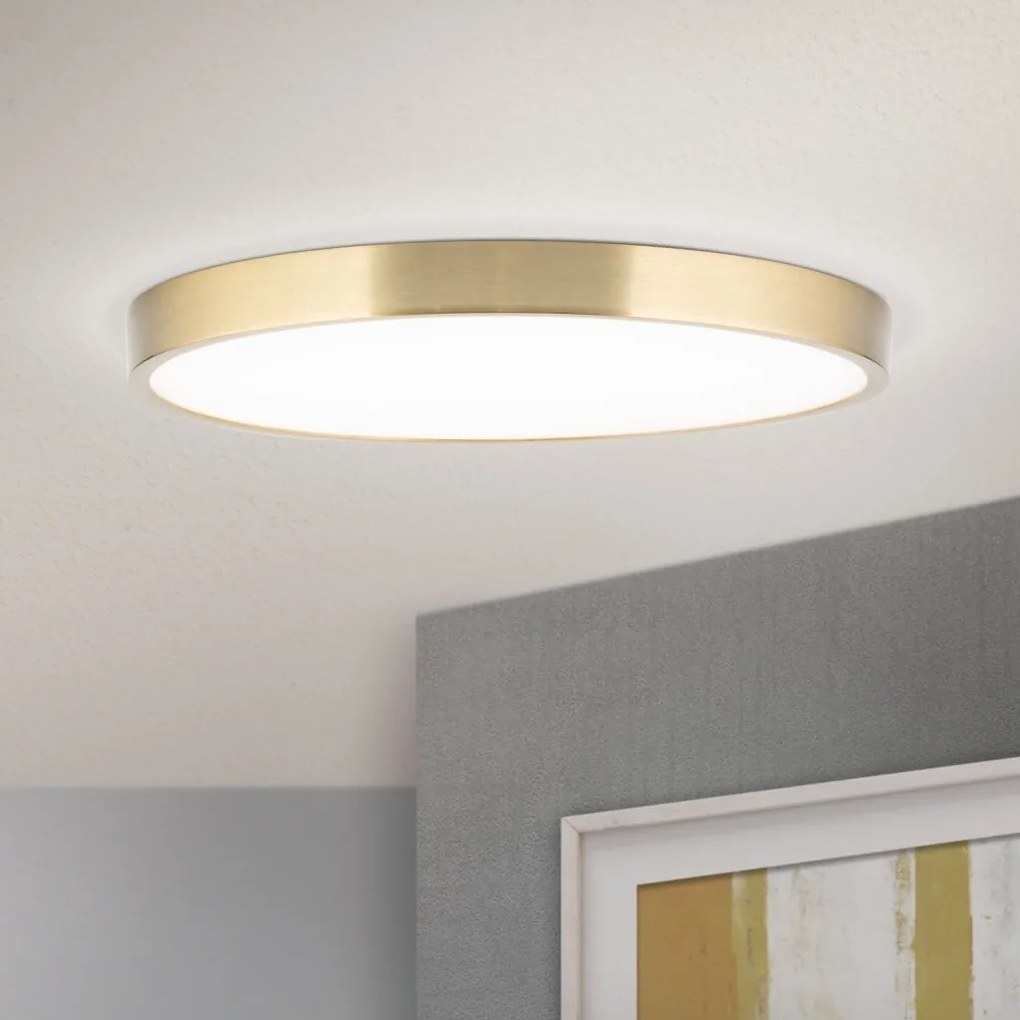 Plafoniera LED design slim BULLY D-28cm alama antique