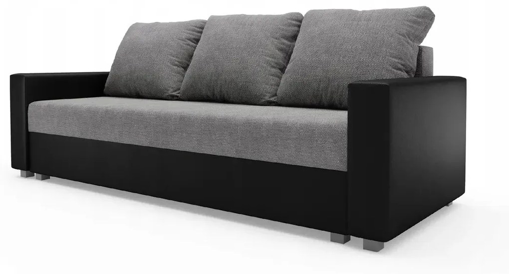 Zondo Canapea trei locuri Rimak (negru + gri). 1042563