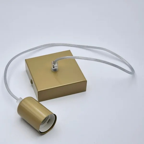 Lustră pe cablu ASTRID 1xE27/60W/230V auriu