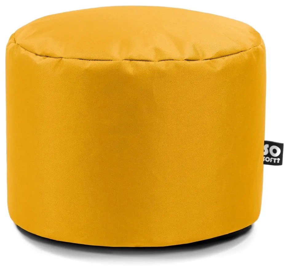 Fotoliu puf pentru copii galben Dot M – So Soft?