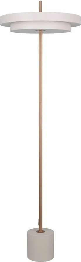 Lampadar fildeș LED cu intensitate reglabilă (înălțime 138 cm) Keaton – Trio