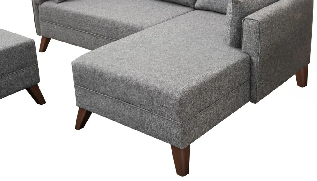 Canapea extensibilă de colț Bella Corner Right 2 Grey