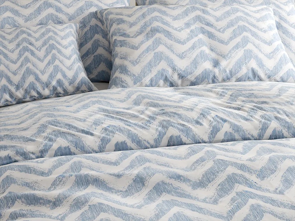 Lenjerie de pat din bumbac Renforcé VLNKY albastru Dimensiune lenjerie de pat: 70 x 90 cm | 140 x 200 cm