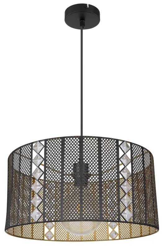 Pendul design modern ABINI negru 5450H GL
