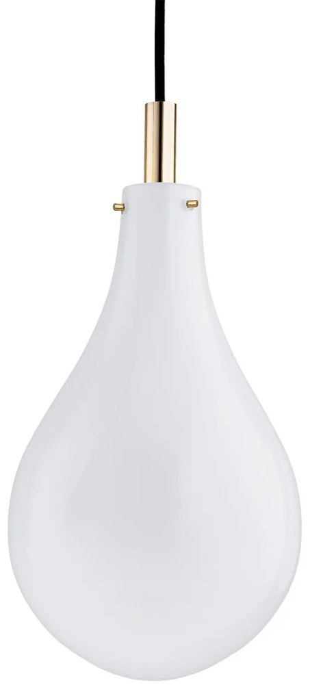 Lustra cu 4 Pendule sticla design decorativ OAKLAND alba