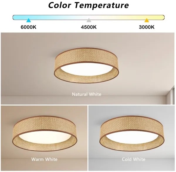 Immax NEO 07288L - Plafonieră LED+CCT dimabilă LONA, 36W/230V, Ø 45,5 cm + telecomandă