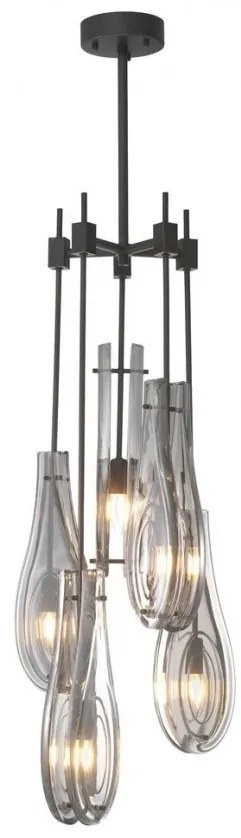 Lustra cu 5 brate design LUX Bellano L bronz 114892 HZ