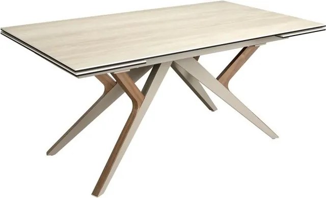 Masa extensibila cu blat din marmura portelanata 1155