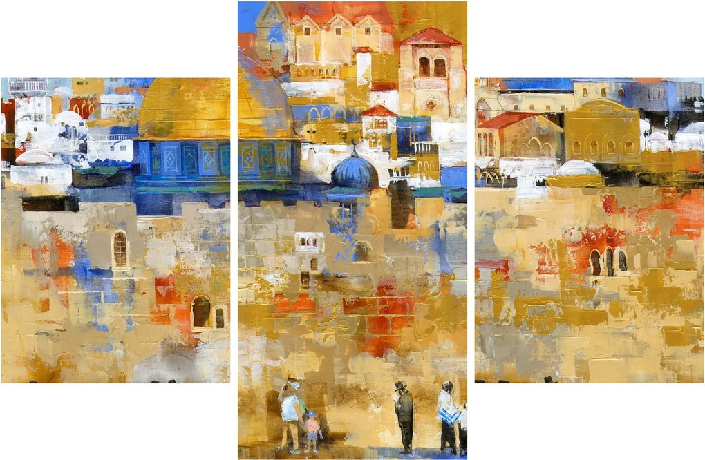 Tablou - Zidul plângerii, Ierusalim, Israel (90x60 cm)