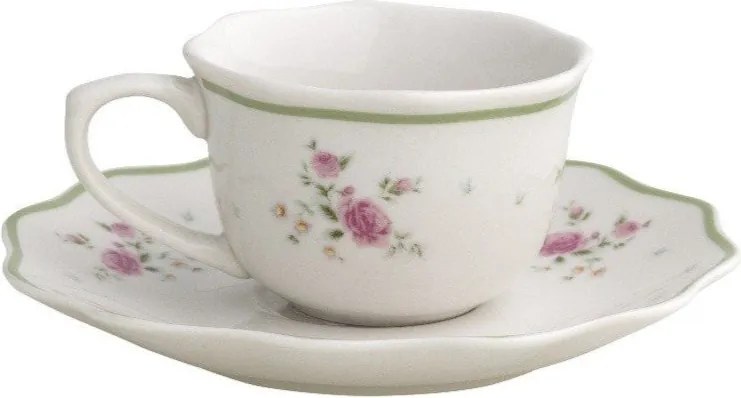 Cești albe 2 buc. pentru espresso din porțelan 90 ml Nonna Rosa – Brandani