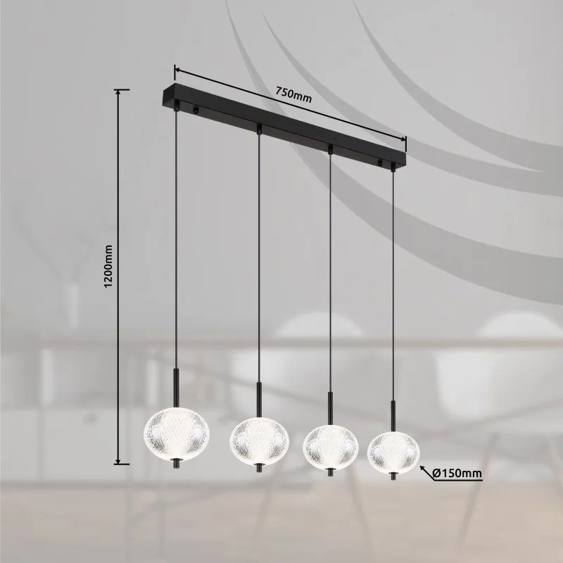 Lustra LED suspendata design modern AIDA 4L