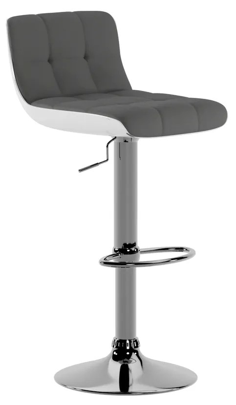 STONES Scaun din piele ecologică 36cm X 38.5cm H. 83/98cm | Aosom Romania