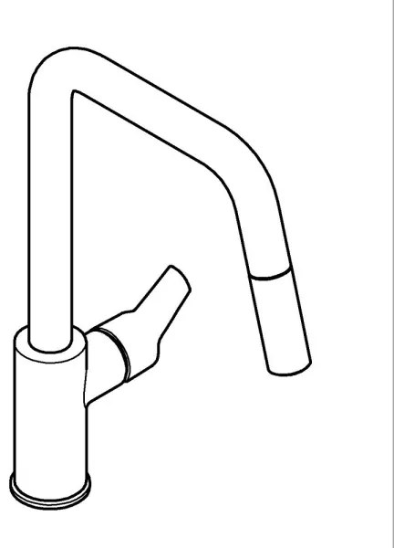 GROHE 30631000 - Baterie de bucătărie QUICKFIX START, 362 mm, crom lucios
