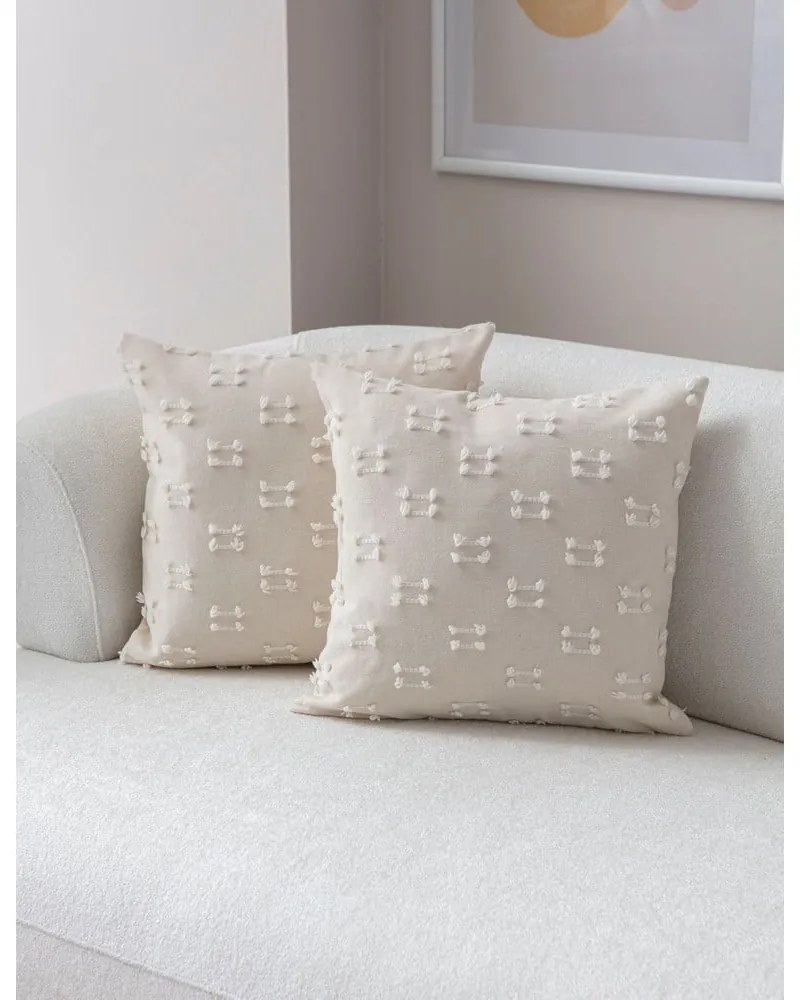 Fețe de pernă 2 buc. 43x43 cm Tuffet – Mioli Decor