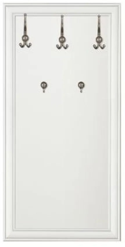 Perete cu cuier KENTAK WIE75, alb alpin