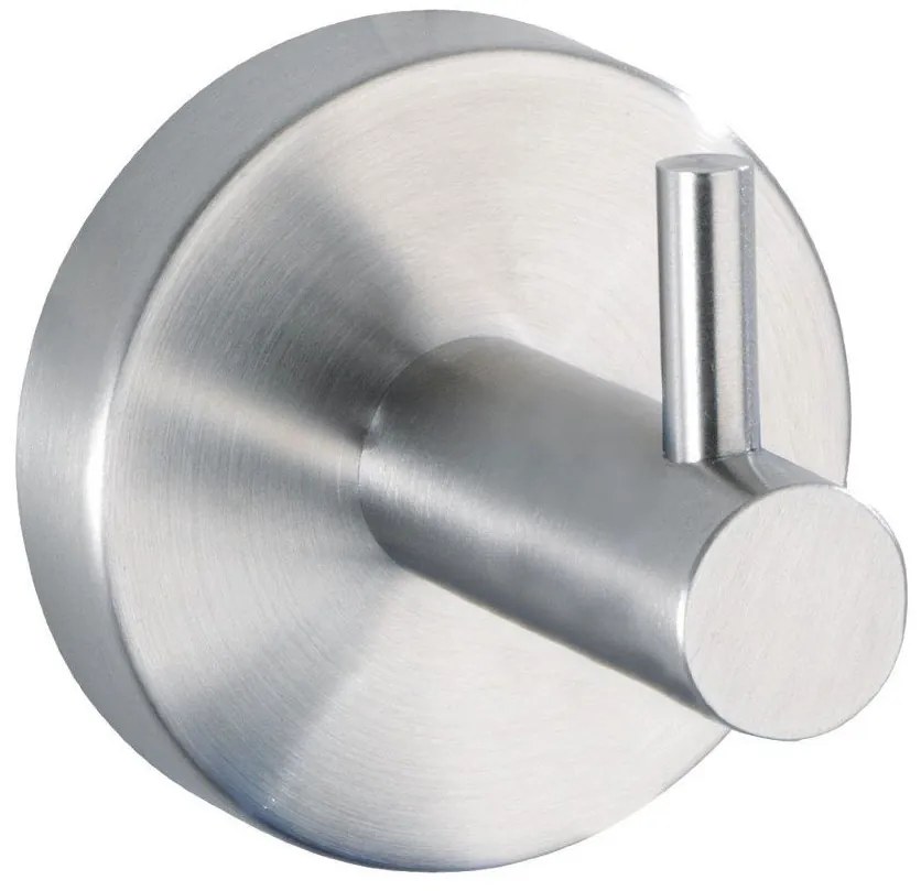 Suport pentru baie BOSIO MATT - oțel inoxidabil, WENKO, argintiu mat.