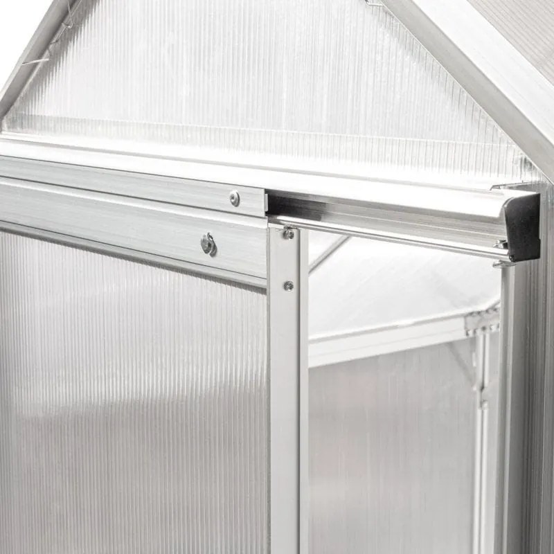 Seră din policarbonat 250 x 310 x 124/205 cm