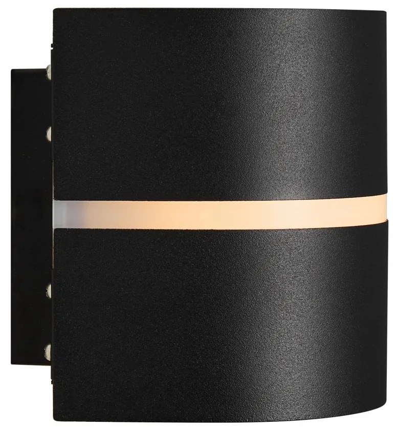 Aplica de exterior ambientala stil nordic IP44 Sibelis negru