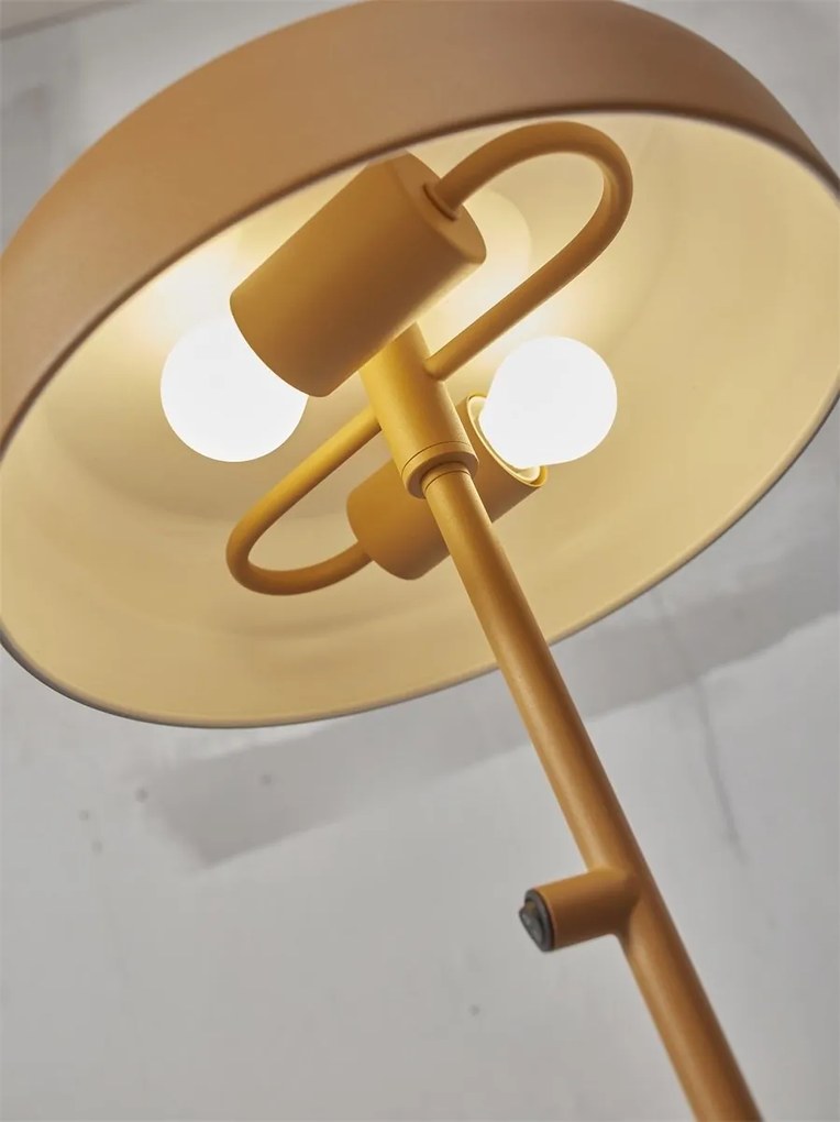Lampadar/Lampa de podea din metal Porto mustar
