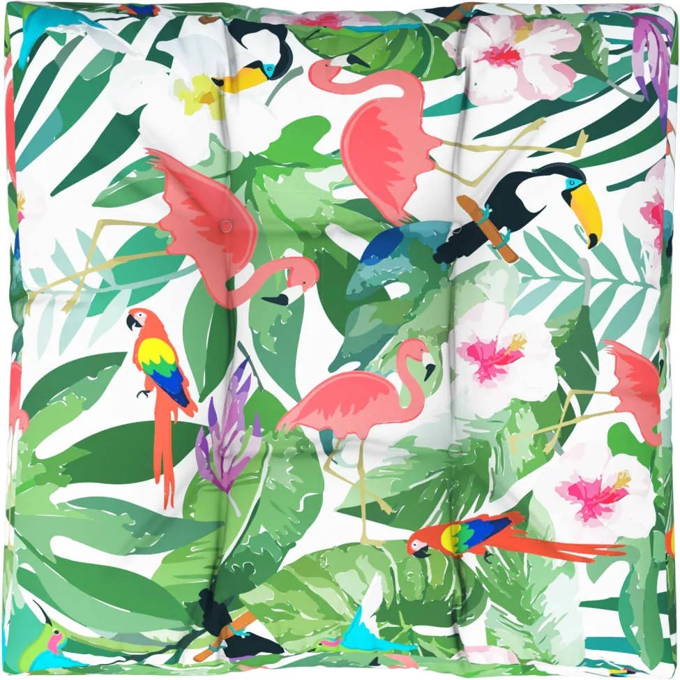 vidaXL Pernă de paleți, multicolor, 70x70x12 cm, material textil