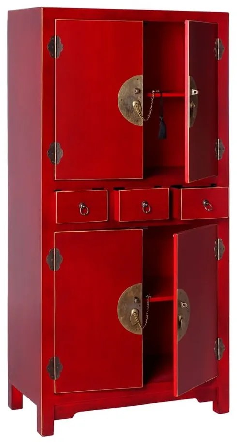 Dulap roșu 63x131 cm Oriente – Ixia