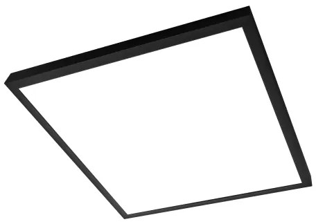 Plafonieră LED pentru baie FRAME LED/50W/230V 60x60 cm IP44 negru Brilagi