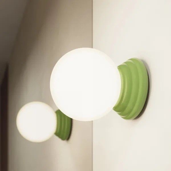 Sollux SL.1894 - Aplica de perete pentru baie ZORI, 1xG9/8W/230V, IP44, verde