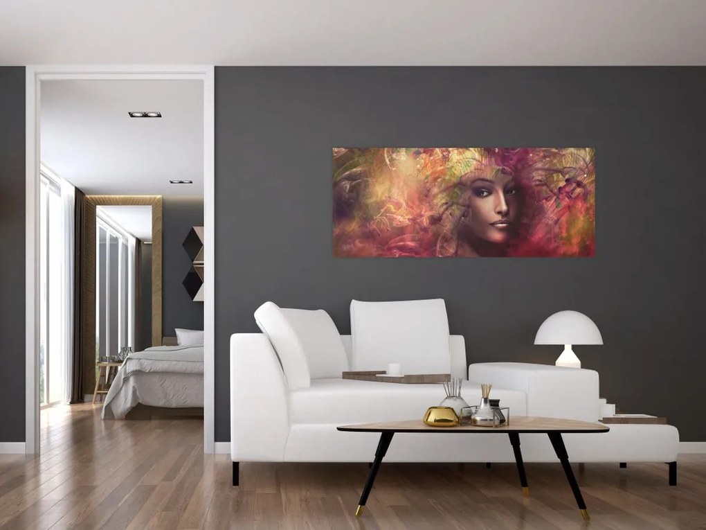 Tablou - Femeie de fantezie (120x50 cm)