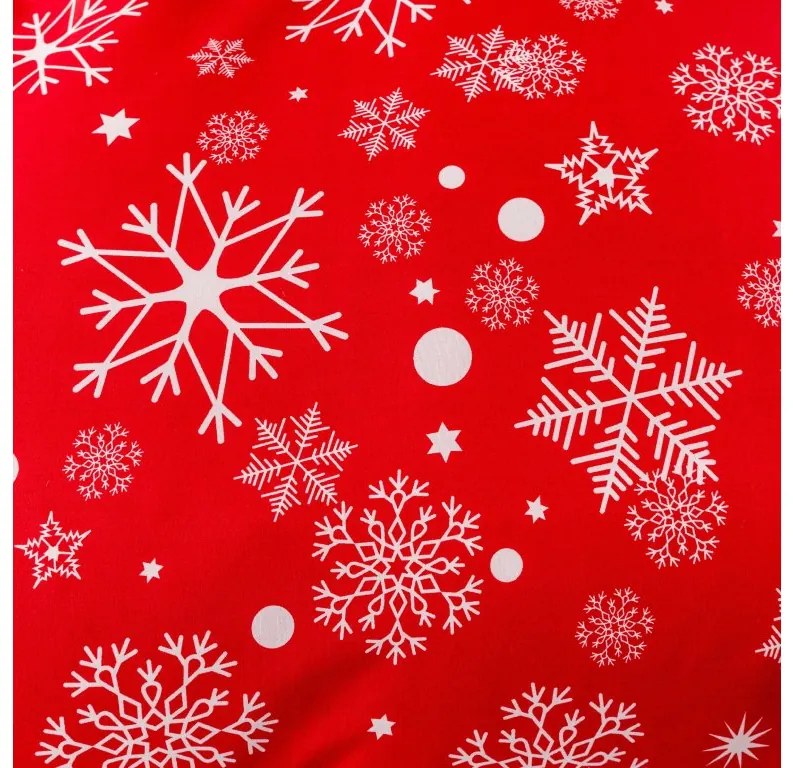 Lenjerie de pat din bumbac SNOWFALL rosu Dimensiune lenjerie de pat: 70 x 90 cm | 140 x 200 cm