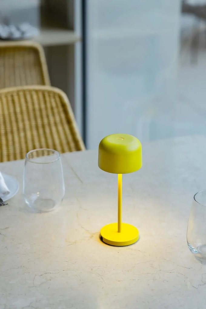 Lampa de exterior portabila IP54 MAVIS 200 galbena