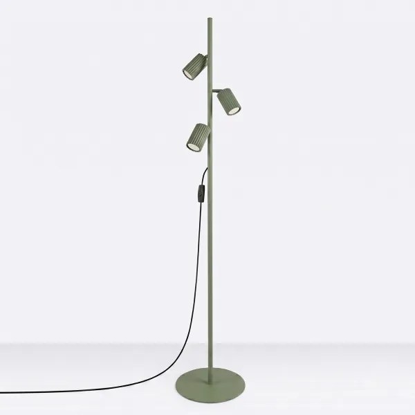 Sollux SL.2026 - Lampadar KARBON 3xGU10/10W/230V verde
