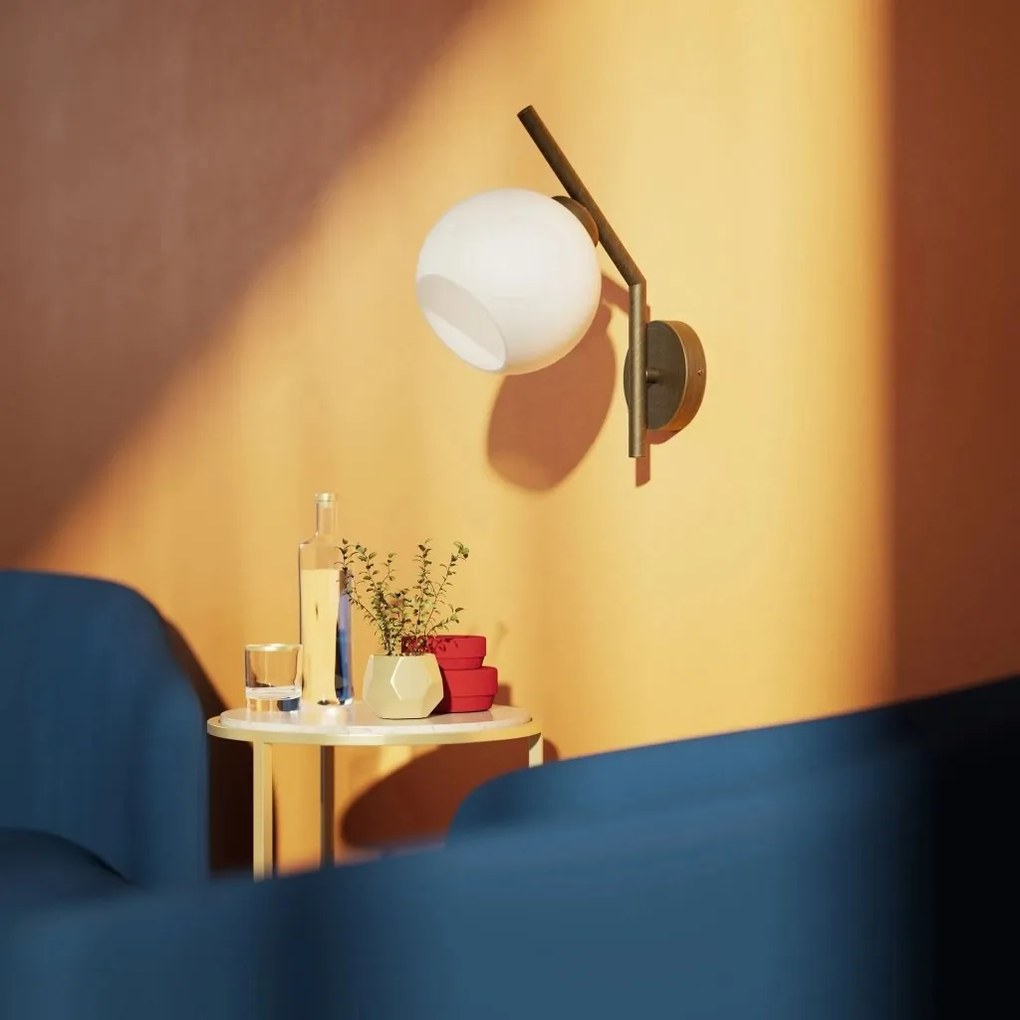 Aplica de perete din alama stil modern Art Deco Spheres