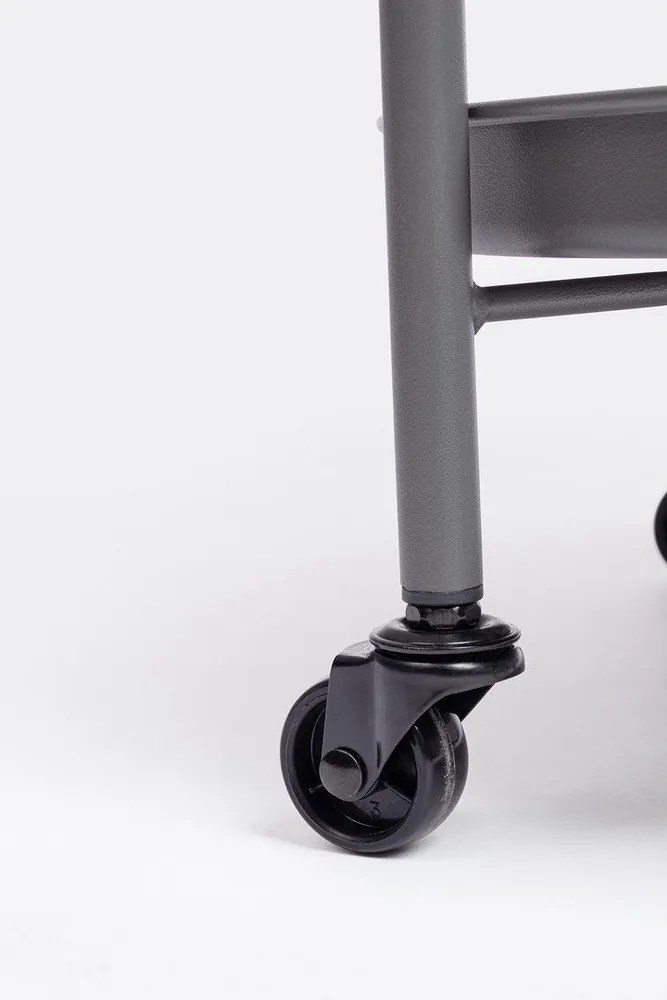 Măsuță de servire cu roți din oțel ø 44,5 cm Austin – Yes Everyday