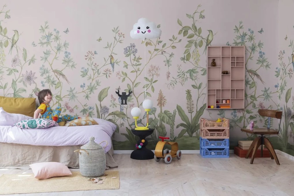 Fototapet, Chinoiserie, Pink, Rebel Walls