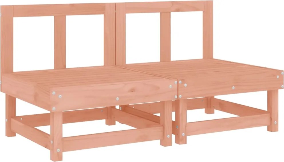 vidaXL Canapele de mijloc pentru grădină, 2 buc., lemn masiv douglas