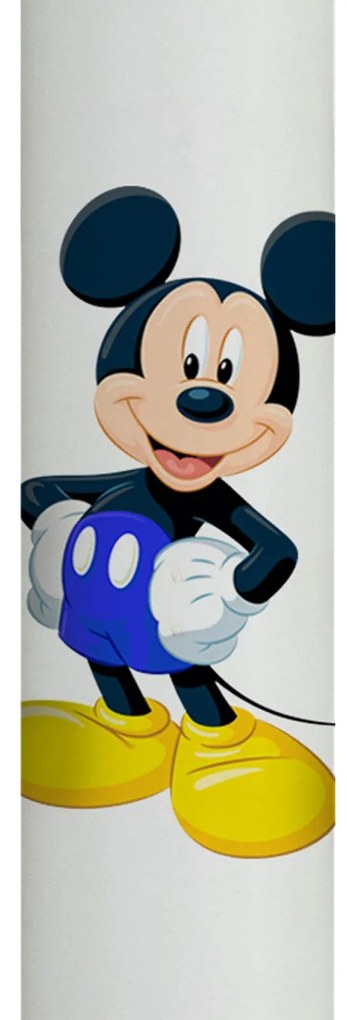 Lumanare Botez Mickey cu albastru 4,5 cm, 35 cm