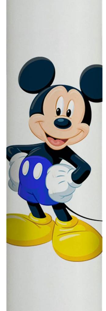 Lumanare Botez Mickey cu albastru 7 cm, 60 cm