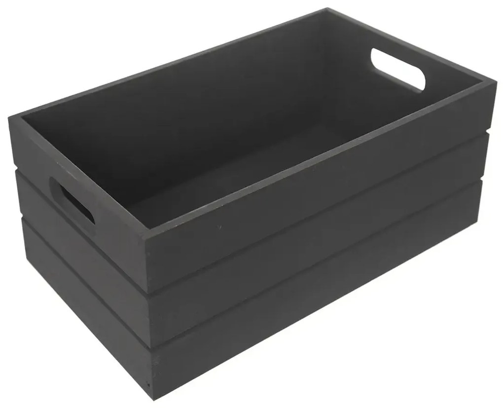 Cutie din lemn Orion, antracit, 31 x 21 x 13cm, M