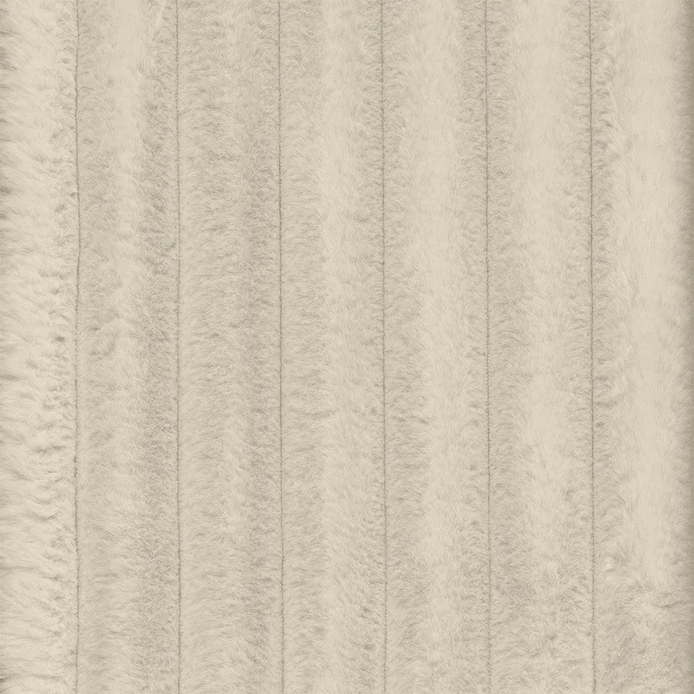 Colțar bej cu tapițerie din catifea reiată (cu colț pe partea stângă, cu șezlong) Martin – Ropez