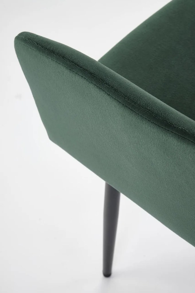 Scaun K558 velvet verde inchis