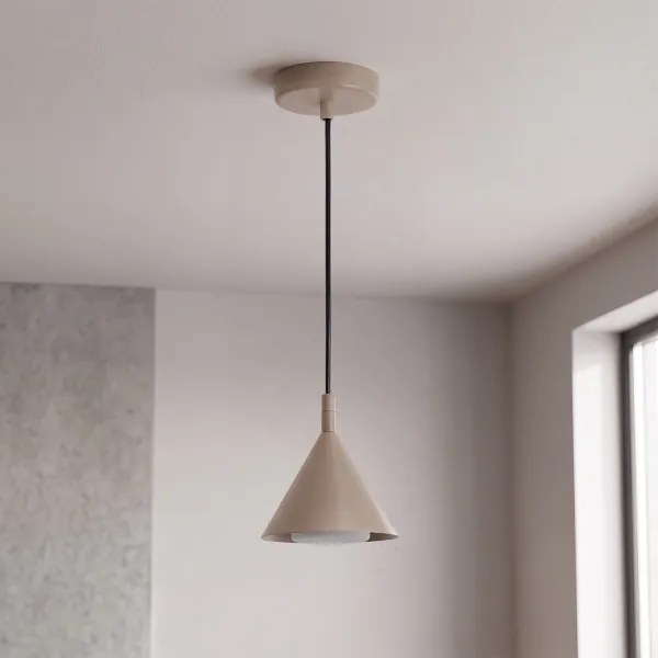 BRILAGI - LED Lampă suspendată pe cablu CONE SINGLE 1xGX53/15W/230V bej