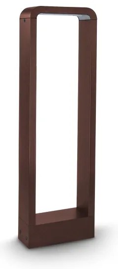 Brilagi - Lampă LED de exterior BARI, 7W, 230V, 3000/4000/6000K, maro, IP54, 50 cm