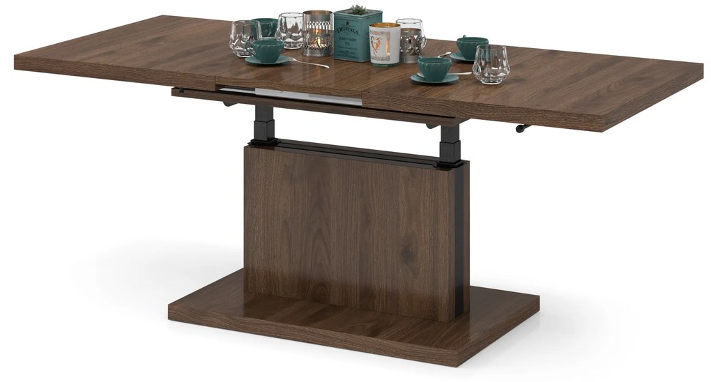 Mazzoni ASTON Nuc Elegant - MĂSUȚĂ EXTENSIBILĂ MODERNĂ MĂSUȚĂ DE CAFEA