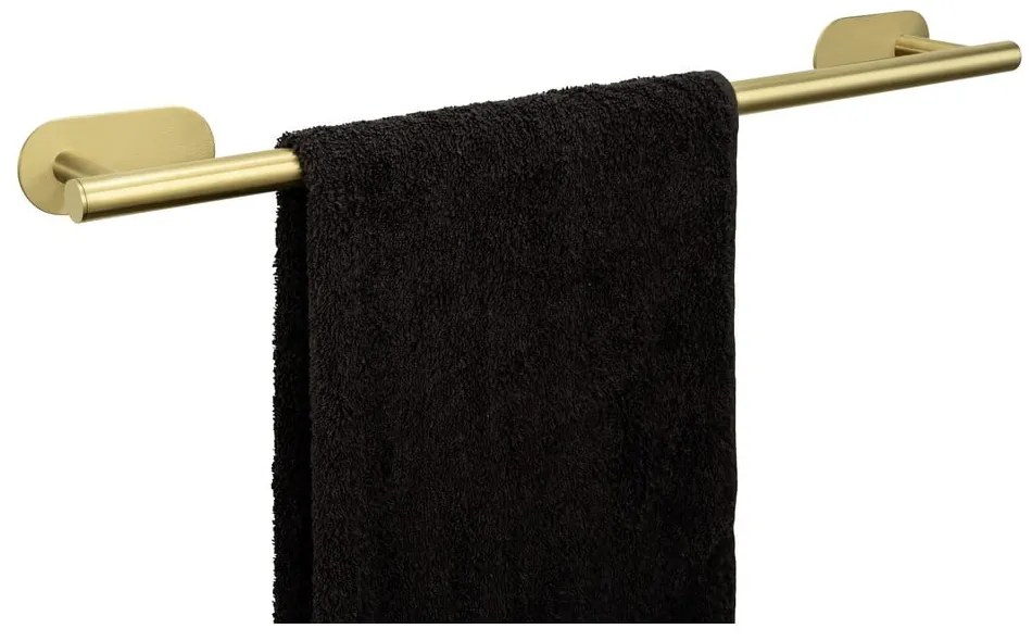 Suport pentru prosoape autoadeziv din oțel inoxidabil Orea Gold – Wenko