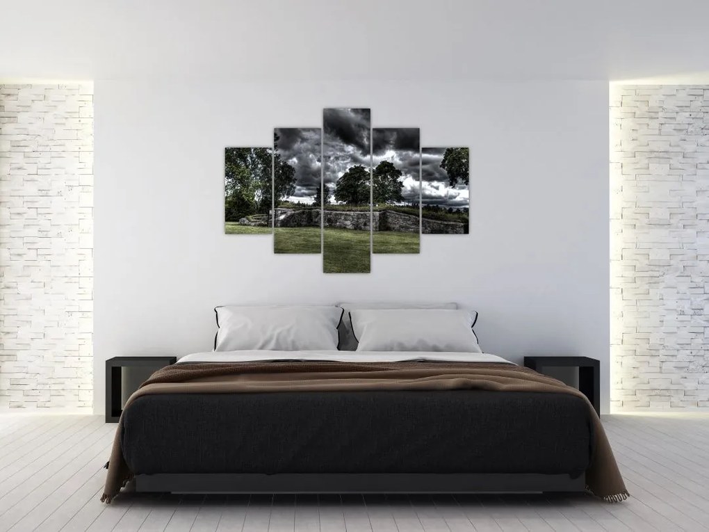 Tablou cu cerul întunecat (150x105 cm)