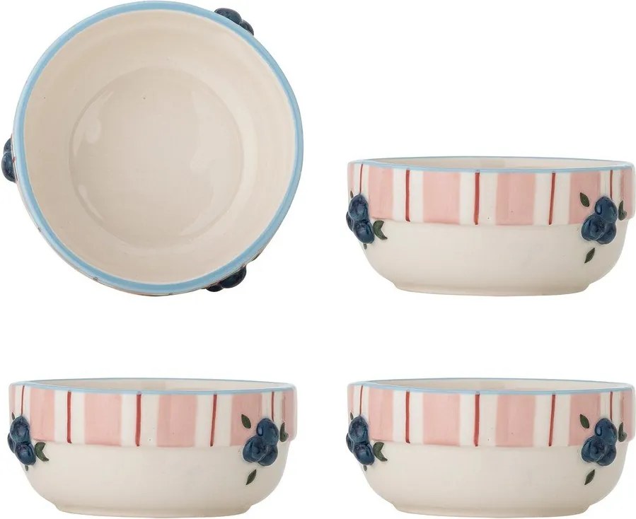 Boluri mici roz/crem 4 buc. pentru supă din ceramică 295 ml Carry – Bloomingville