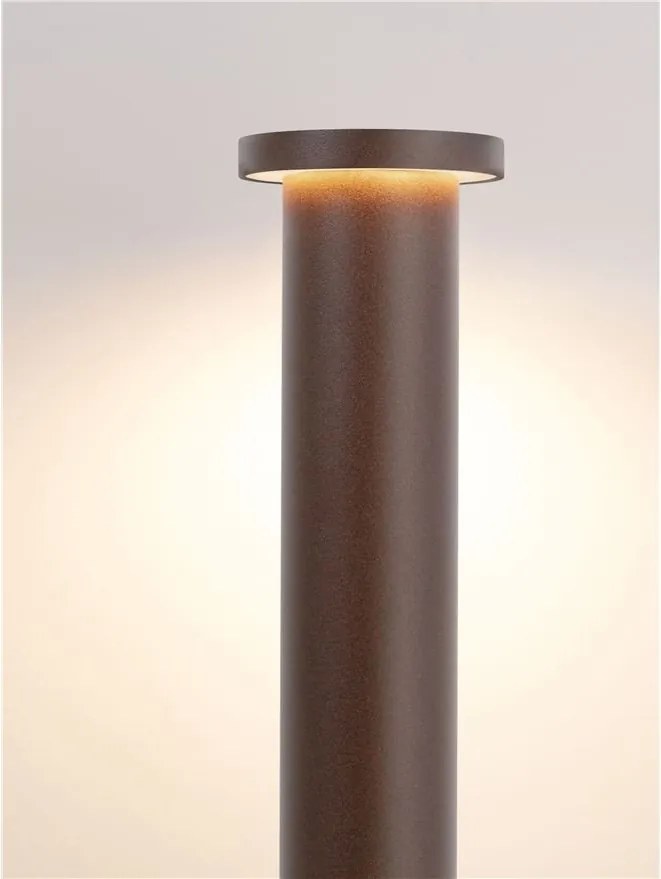 Stalp de exterior LED 3000K, IP65 BAST H-65cm corten